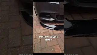 New front splitter | hmm, not sure 🤔 | BMW F10 MSport bumper #535i #manual #shorts