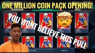 *ONE MILLION COIN* PACK OPENING in MADDEN MOBILE 21 (1 million coin pack opening)