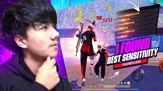 I Found Best Sensitivity For Only Headshot🔥Full Explanation With Handcam Tutorial❤️📲