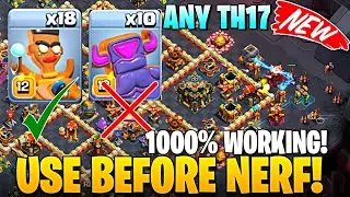 TH17 RAM Rider Attack Strategy !! New TH17 Attack Strategy In Clash of Clans
