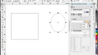 Tutorial CorelDRAW Alignment and dynamic guides