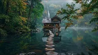 No Ads 4K HDR Slow River Flow Ambience for Peaceful Nights