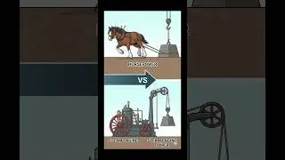 James Watt Steam Power Revolution! 🚂⚙️ #JamesWatt #Industry #Shorts