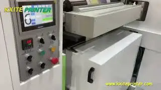 6 8 Colors UV label Horizontal Flexo Printer Press Printing Machine