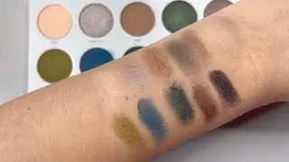 Jaclyn Hill x Morphe Dark Magic Palette Swatches #shorts