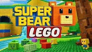 LEGO WORLD!! Multiplayer Stickers Super Bear Adventure Gameplay Walkthrough