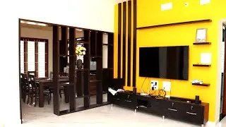 upvc modular kitchen,Double Colours Sliding wardrobe Design,Hall Partition and TV Unit - 9663000555