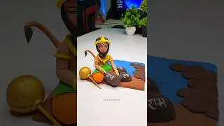 Hanuman ji making of Ram setu 😍❤️ Jai bajrangbali 🙏 Jai shree Ram 🌸🙏 #shorts #short