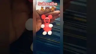 miniature teddy bear 🧸 making with superclay #superclay #shorts #viral #diy #superclayart  #craft