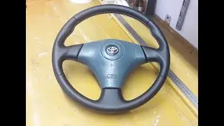 How to remove the Steering wheel and airbag TOYOTA Yaris, MR2, Celica, RAV, Corolla and Lexus