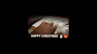 Easy Christmas Scenery for Beginners ❄️Christmas Magic in a Circle ✨Santa is Coming! 🦌🛷#shorts#2026 