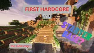 My FIRST Hardcore Minecraft World&hellip; (No Second Chances)