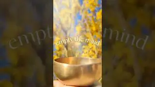 empty the mind 🌼 #soundhealing #soothing #stressrelief #selfcare #gratitude #mindfulness #spiritual