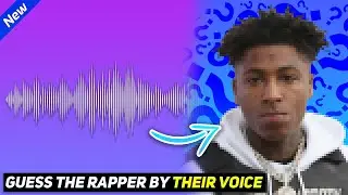 GUESS THE RAPPER BY THEIR REAL VOICE CHALLENGE! (HARD)