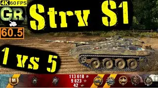61_World of Tanks Strv S1 WoT Replay - 7 Kills 3.8K DMG(Patch 1.5.0)
