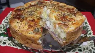 APRENDA A FAZER A TORTA PIZZA DE PORTUGUESA MAIS FÁCIL