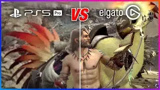 Monster Hunter Wilds (Gogmazios Hunt) PS5 Pro Native vs Elgato 4K X