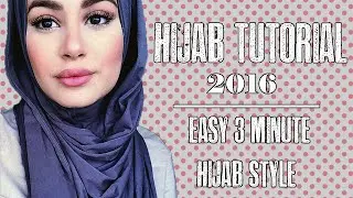 Hijab Tutorial 2016 | Easy Within 3 Minutes