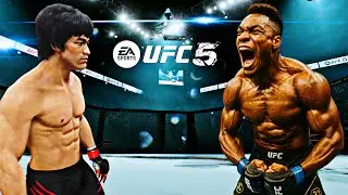 🥋 Брюс Ли против Бакли | Техника против взрывной силы нокаутов 💣🐉 (EA SPORTS UFC 5) (MR. JOJO)