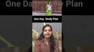 One day study plan for group 2A