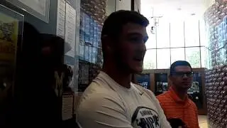 Michigan QB John O'Korn talks LT battle, complexion of QB race