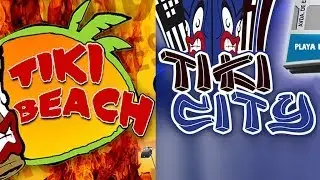 Tiki City and Tiki Beach Bars in Benidorm Costa Blanca Spain
