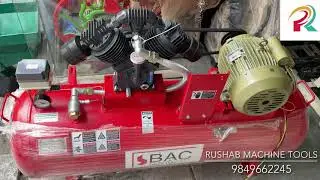 BAC 3hp 220Litres Reciprocating Air Compressor