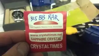 Unboxing double dome sapphire crystal