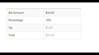 How to Build an Online Tip Calculator with No-Code