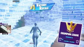 Division 8 Solo Arena Win Gameplay + HANDCAM (Fortnite No Commentary, Full White Superhero Skin)