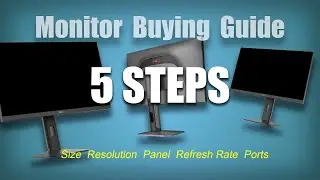 5 Steps! Monitor Buying Guide #monitor #pcsetup #pcgaming #tech #gadgets #desksetup #blackfriday
