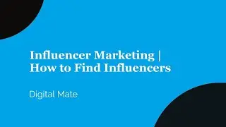 Influencer Marketing | How to Find Influencers in urdu