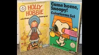 Colorforms Box Openings: Come Home, Snoopy! and Holly Hobbie