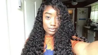 Alibele Hair: Malaysian Deep Wave Hair Review (MY FIRST LACE FRONTAL INSTALL)