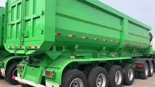 High Quality 4 Axles Rear Dump Semi Trailer