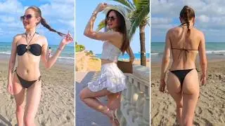 Unbelievable! Beautiful Girl's Secret Stroll Through Enchanting Spain 🌟