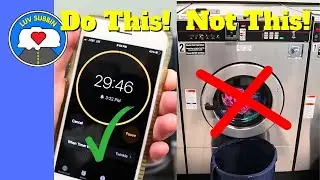 RV Laundry: Laundromat Tips, Using A Portable Washing Machine On Electric Only!