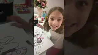 ￼ S&eacute;rie dois pintando meus desenhos da Minnie #Shorts #crian&ccedil;a #trends #dance #dancinha #dancando ￼
