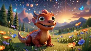 Baby Dragon&rsquo;s Firefly Party | Fun Fantasy Counting & Night Adventure Song for Kids | Learning Rhyme