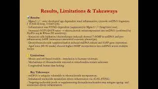 Mitochondria, Mistakes, 🧬 InflammAgeing