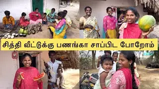 சித்தி வீட்டுக்கு பனங்கா சாப்பிட போறோம் | Sangeetha Vinoth