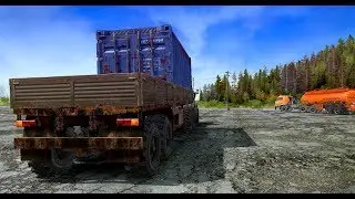 Spintires: MudRunner Texture of headlights on default trailers for all versions of the game