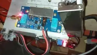 Modification to the vhf amplifier kit , r1 replace to 10kohm and Choke with increase diameter