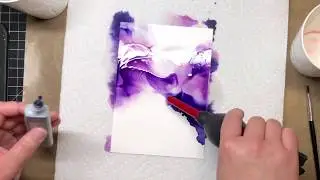 Alcohol Ink Art Time-lapse 1