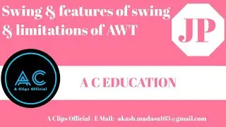 Swing & features of swing & limitations of AWT | JP | B TECH - CSE | JNTU | A C EDUCATION #18