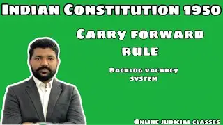Backlog Vacancy System||Carry Forward Rule||With Case Laws||Judiciary||Pcs-J||Vikram Pratap Singh||