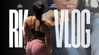vlog ; macro tracking / young la black friday / upper body workout