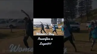 Women's month outdoor workout with Powerflex Fitness and Lazer911...