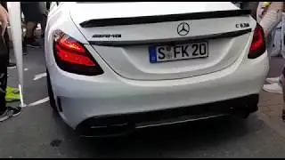 Mercedes-AMG C63s - BRUTAL REVS 126db ++