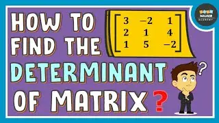 How to Find the Determinant of 3x3 Matrix?